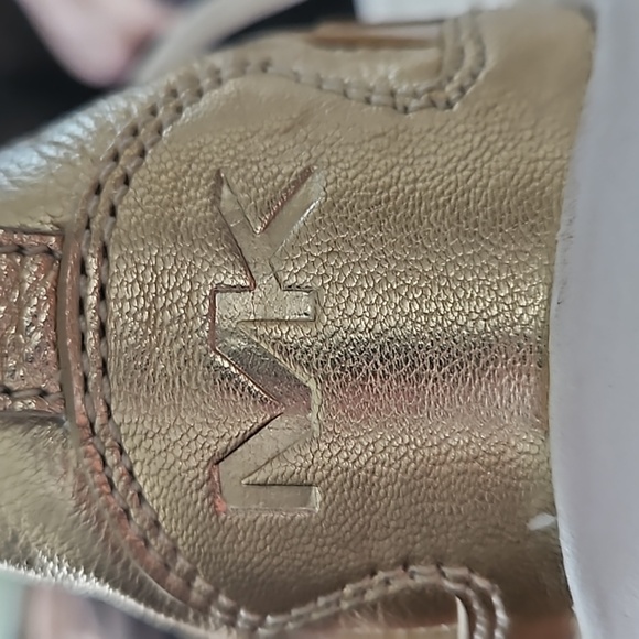 Michael Kors Gold Athletic Shoes
